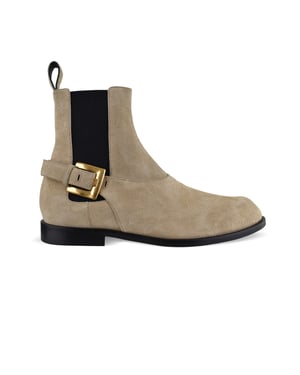 Balmain Balmain Anthem Chelsea-laarzen Beige