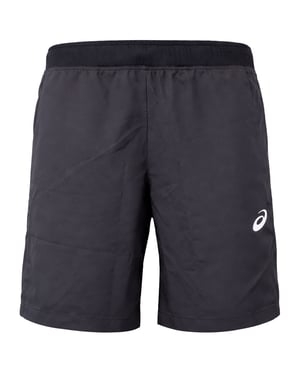 Asics 7inch Mens Black Tennis Shorts