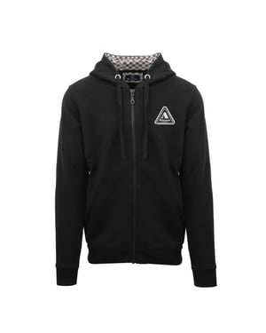 Aquascutum Mens Active Hoodie med full dragkedja (Jet Black)