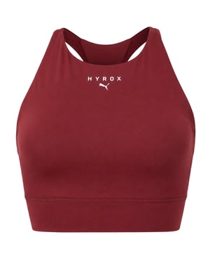 Puma x Hyrox Shapeluxe Womens Dark Red Sports Bra