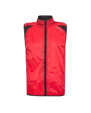 Diadora Mannenvest zonder mouwen met trechterhals (Tomatenrood)