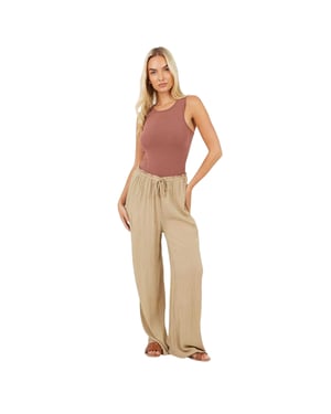 Brave Soul Dames/Dames Jersey Body (Donkere Taupe)