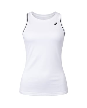 Asics Court Piping Womens White Tennis Vest