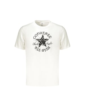 Converse Witte Katoenen T-shirt voor Heren