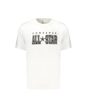 Converse Witte Katoenen Mannen T-Shirt