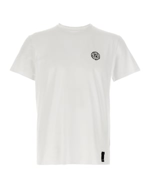 Fendi Vit Bomull T-shirt