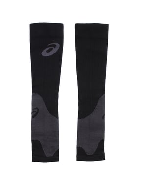 Asics Logo Mens Compression Black Calf Sleeves