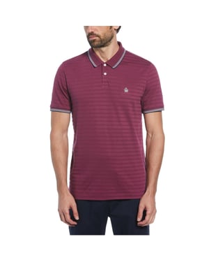 Men's Original Penguin Regular Fit Solid Shirt in Amaranth