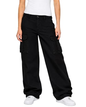 Enzo | Womens Cargo Baggy Trousers