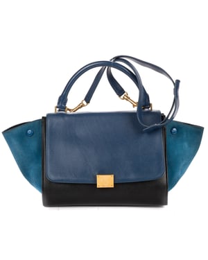 Small Tricolor Trapeze Small Shoulder Bag