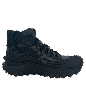 Moncler Trailgrip High GTX High-Top Sneakers in Black Leather