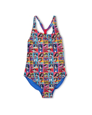 Girls Zoggs Rowleeback Juniors in Multi
