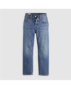 Women's Levis 501 Crop Lightweight Energy Re in Energy Refresh