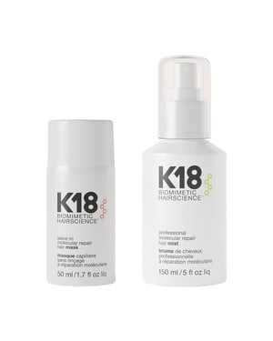K18 Duo K18 Leave-in Molecular Repair Hair Mask 50ml And Molecular Repair Hair Mist 150ml