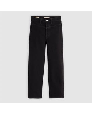 Women's Levis Ribcage Straig in Rock Era Lb
