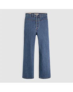 Women's Levis Ribcage Straig in Valley Stone