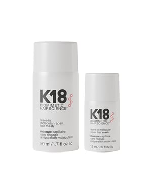 K18 Duo Leave-in Molecular Repair Hair Mask 15ml And 50ml