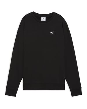 Women's Puma Elevated Comfort Crew Sweatshirt in Puma Black