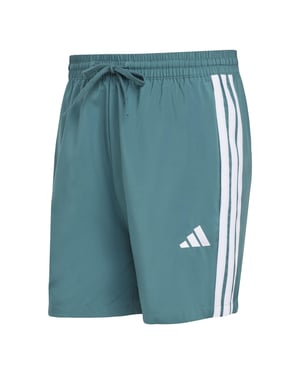 Men's adidas Essentials 3 Stripes Shorts in Teal