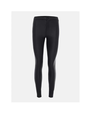 Women's Noisy May Hw Coated Pant in Black