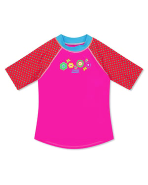 Girls Zoggs Short Sleeve Juniors in Blue