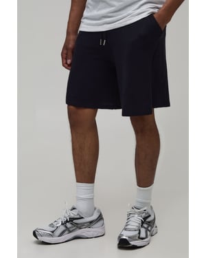 Relaxed Open Stitch Striped Knitted Short
