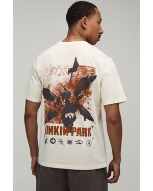 Oversized Linkin Park License Print T-shirt
