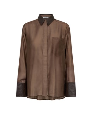 Co'Couture Blouse lange mouw 500222 kawa