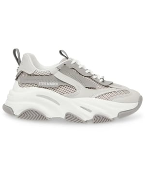 Steve Madden Possession-e grey grey dames sneaker