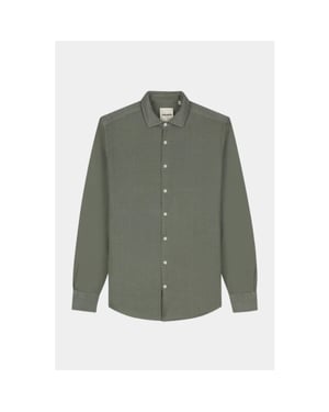 Van Harper Linnen shirt leaf green van har