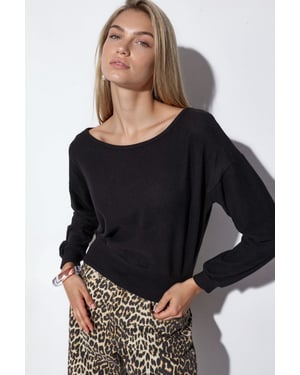 Dames Verkleinde Crew Neck Sweatshirt