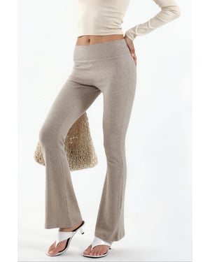 Hoog-getailleerde Flared Leggings