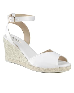 Jones Bootmaker Marchesa Leather Wedge-Heeled Sandals