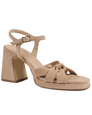 Jones Bootmaker Gloriana Block Heel Leather Buckled Sandals