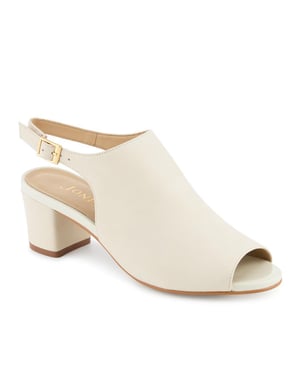 Jones Bootmaker Xandra Smart Leather Slingback Peep Toe Sandals