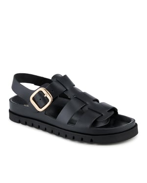 Jones Bootmaker Isha Leather Buckled Fisherman Sandals
