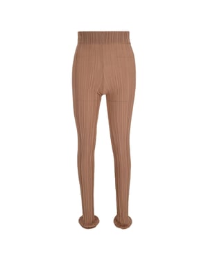 Acne Studios Keera Leggings in beige katoen