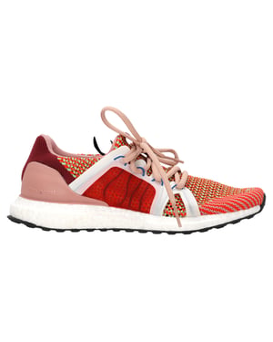 Adidas by Stella McCartney Ultraboost S Stickade Tränare i Röd Polyester