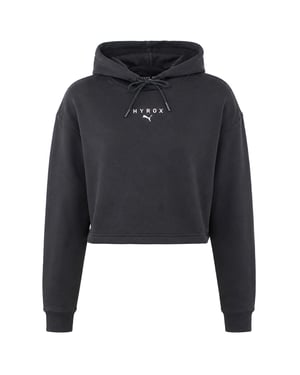 Puma x HYROX Heavyweight Womens Black Hoodie