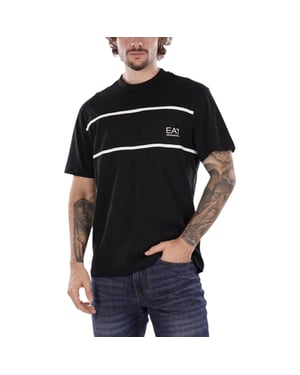ARMANI EA7 6DPT47 Mens T Shirt Emporio Armani Short Sleeve Casual Cotton Tee Top