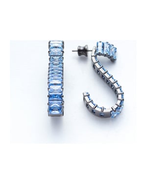 Swarovski Women's Matrix Blue Crystal Earrings 5705780