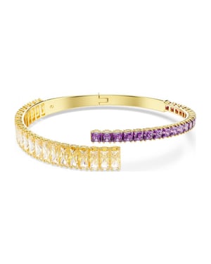 Swarovski Women's Matrix Pink Crystal Bangle 5731049