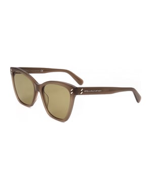 Stella McCartney Women's 55mm Shiny Dark Brown Sunglasses SC40035I-48E-55