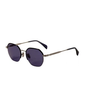 Paul Smith Men's Lovell 53mm Silver Blue Sunglasses PS24110S-004-53