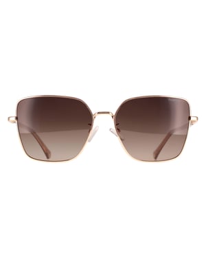 Polaroid Square Womens Gold Copper Brown Gradient Polarized PLD 4193/G/S/X