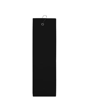 The One Towelling Effen vochtafvoerende golfhanddoek (Zwart)