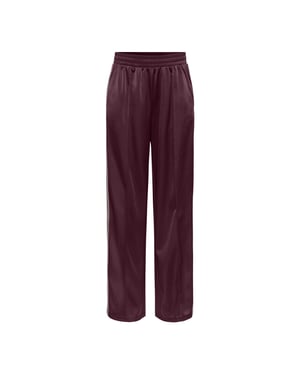 Only Onlrox wijde pantalon met zijstreep