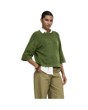 Only Onlsimoni pullover knt forest night