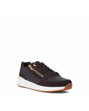 Dune Ladies Excise - Zip-Detail Low-Top Trainers