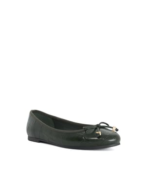 Dune Ladies Harped - Bow-Detail Ballet Flats